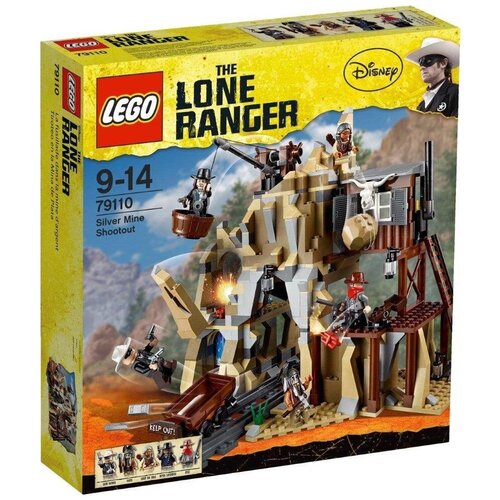 Конструктор LEGO The Lone Ranger 79110 Перестрелка в серебряной шахте, 644 дет. lego® одинокий рейнджер 79110 серебряный рудник опасность