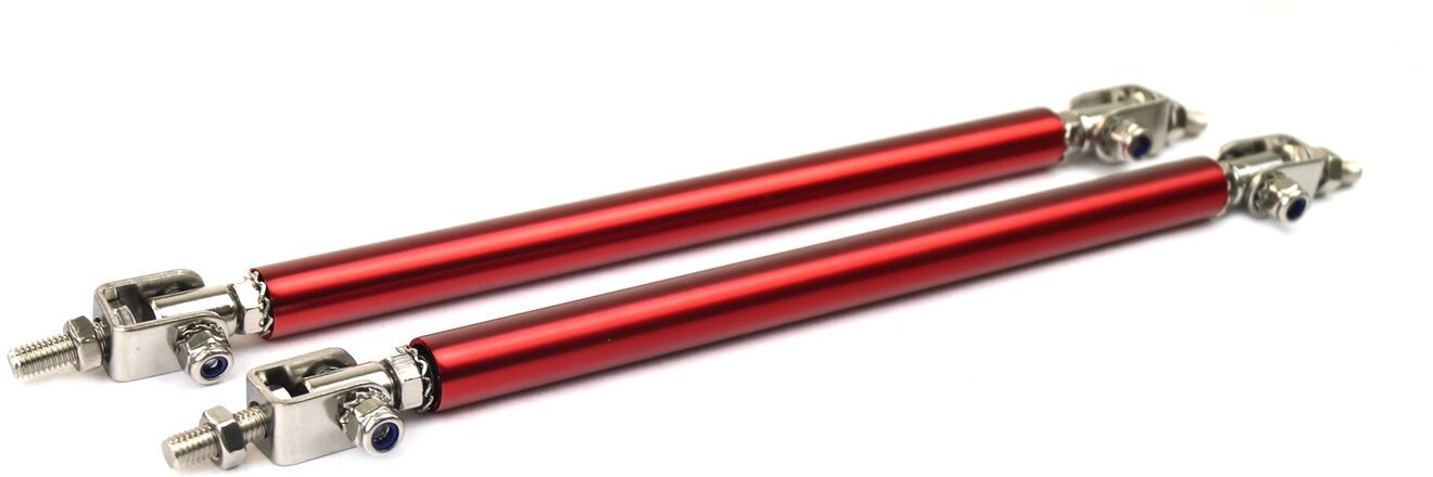 Универсальные красные регулируемые штанги Sal-Man 150мм для переднего бампера