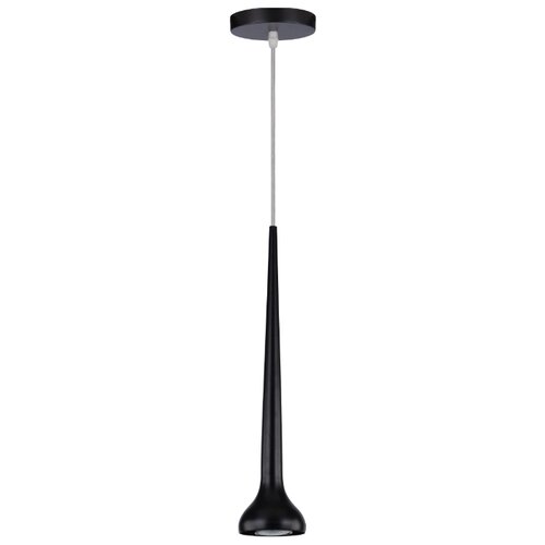 фото Светильник arte lamp slanciato a4010sp-1bk, gu10, 50 вт