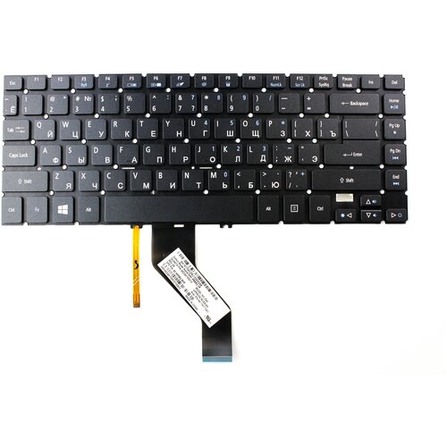 Клавиатура для Acer V7-481 V5-473 с подсветкой pn NKI14170AC NSK-R8BBQ AEZQK700010 1410₽