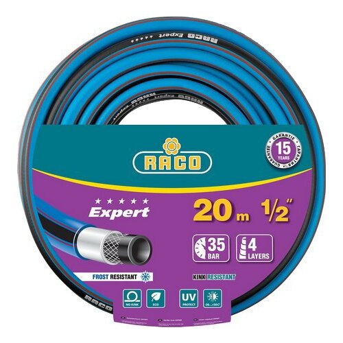 Шланг RACO Expert 4-х слойный, 1/2, 20 м шланг raco expert 4 х слойный 1 2 20 м