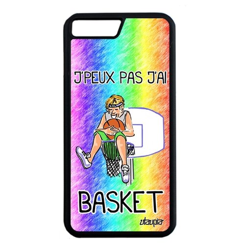 фото Чехол для смартфона iphone 7 plus, "не могу - у меня баскетбол!" предлог юмор utaupia