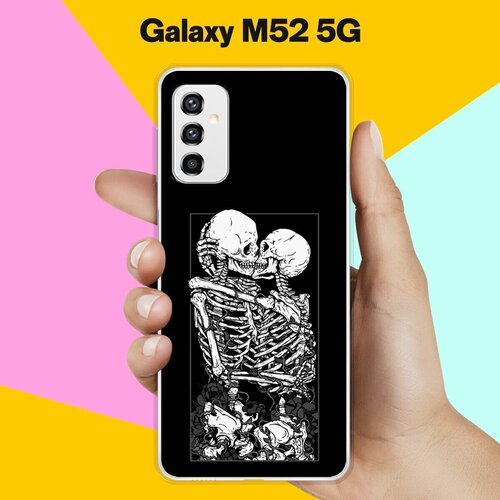 Силиконовый чехол на Samsung Galaxy M52 5G Череп 11 / для Самсунг Галакси М52