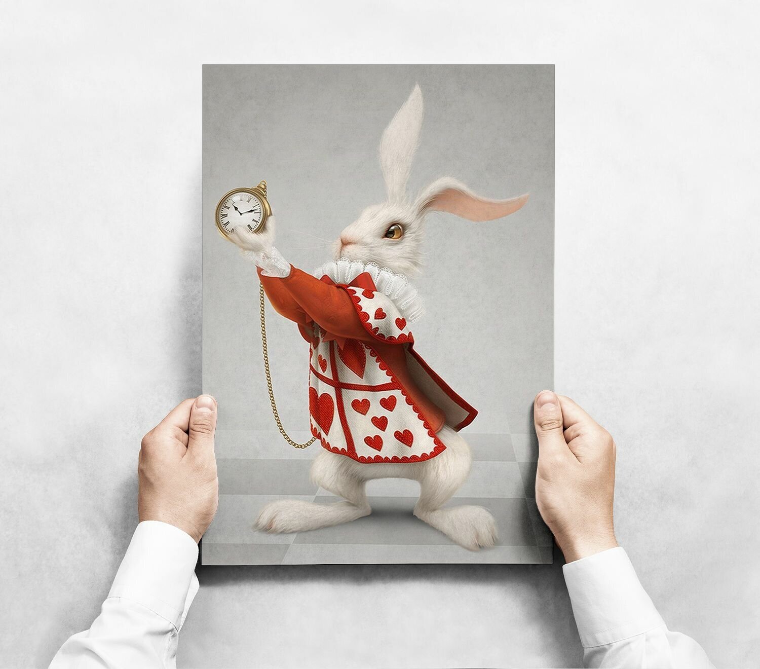 Плакат "Алиса в Стране чудес" формата А3 (30х42 см) без рамы