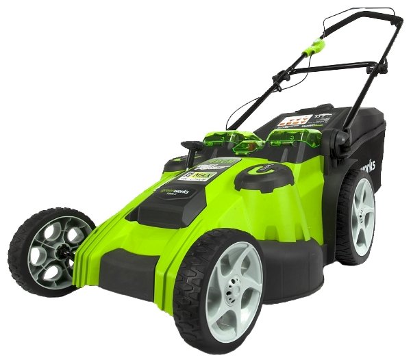 Газонокосилка аккумуляторная Greenworks G-MAX 40V G40LM49DB Twin Force - фото №4