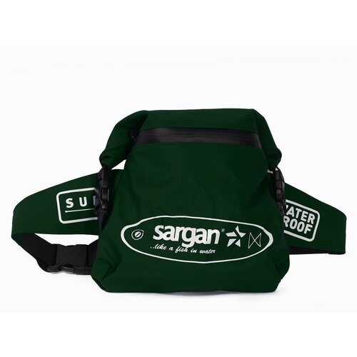 Гермосумка на пояс SARGAN кенга SUP, с доп. карманом, зеленый подруливающее устройство intex для sup серфинга надувное 68242