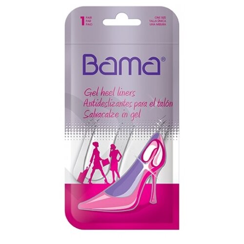 Bama Гелевые вкладыши для пятки Gel Heel Liners, 2 шт.