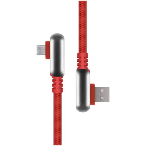 Кабель Rombica Digital Electron USB - microUSB (MPQ), 1.2 м, красный кабель rombica digital usb microusb ab 04 2 м черный красный