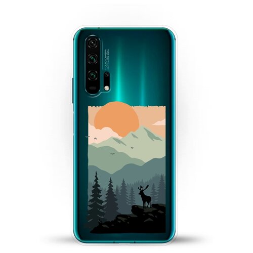 фото Силиконовый чехол горы и лес на honor 20 pro andy & paul
