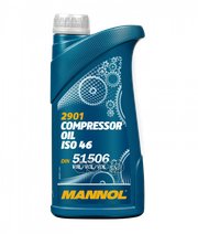 2901-1 Mannol Compressor Oil Iso 46 1 Л. Минеральное Масло Для Воздушных Компрессоров Din 51506 Vbl/ Vcl/ Vdl; Din Vdl 51515.