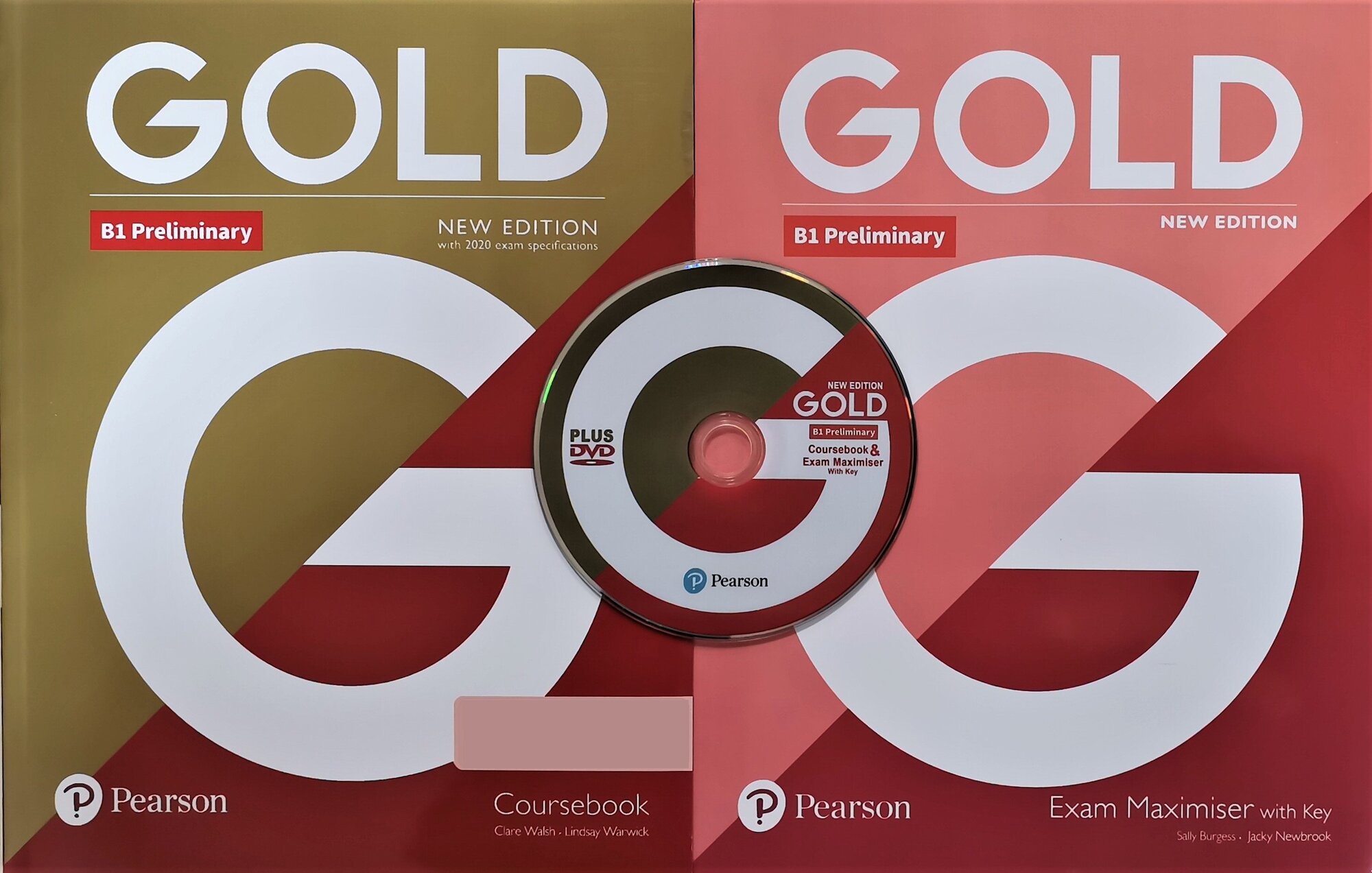 Gold B1 Preliminary комплект Учебник + рабочая тетрадь + DVD