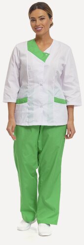 Изображение товара Костюм женский медицинский "Волна" (размер 60-62, рост 170-176)