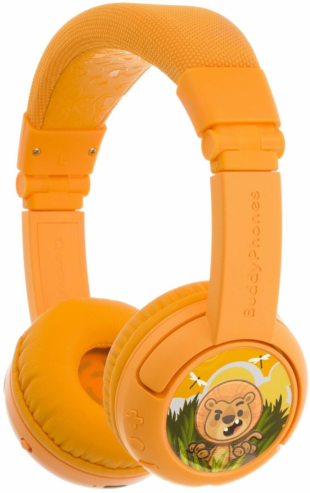 Детские беспроводные наушники ONANOFF Buddyphones Play+ (sun yellow), арт. BT-BP-PLAYP-YELLOW (шт)