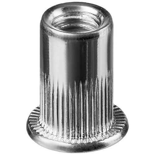 Заклепка резьбовая Kraftool Nut-S 311707-08 18 мм серебристый, 250 шт. резьбовые заклепки nut r м5 1000 шт стальные с насечками уменьш бортик kraftool