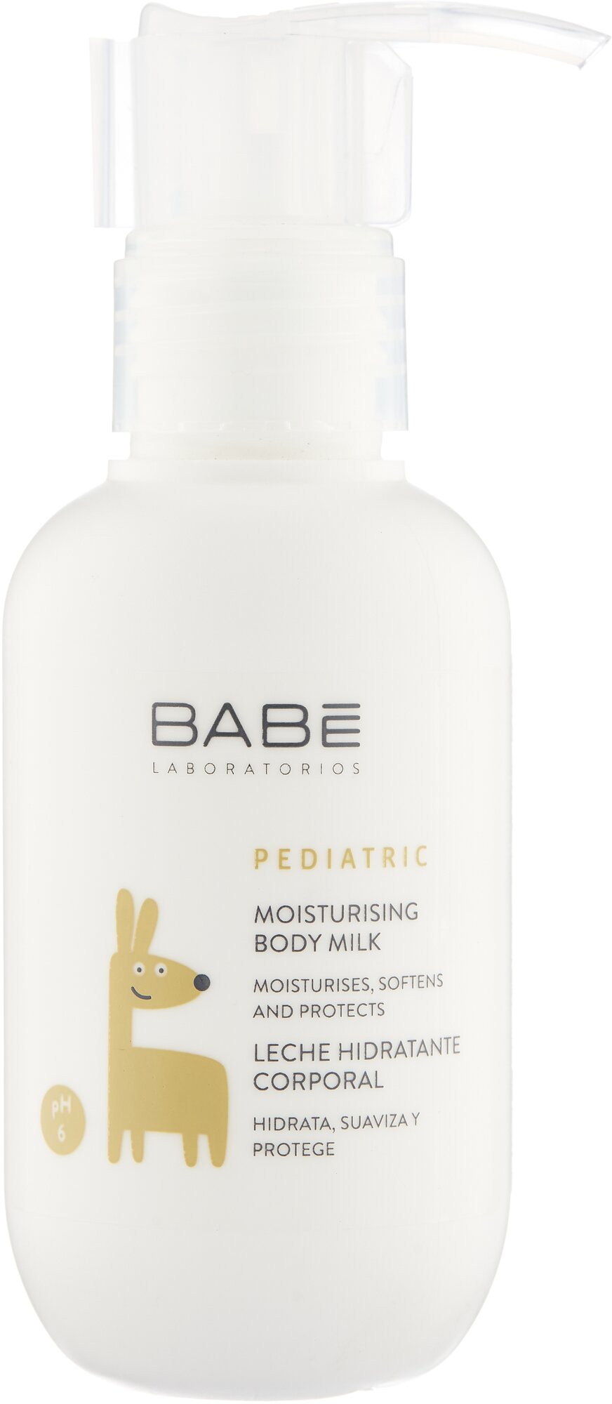 BABE Laboratorios Молочко детское увлажняющее для тела, 100 мл (travel size)