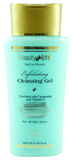 Aroma Dead Sea пилинг-гель beauty life Exfoliating Cleansing Gel, 200 мл