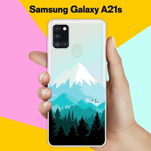 Силиконовый чехол Снежные горы на Samsung Galaxy A21s силиконовый чехол снежные горы на samsung galaxy s20