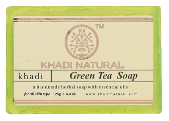 Khadi Natural Мыло кусковое Greentea Soap, 125 г