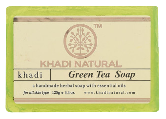 Khadi Natural Мыло кусковое Greentea Soap