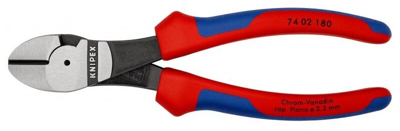 Бокорезы Knipex 74 02 180 SB в блистере 180 мм