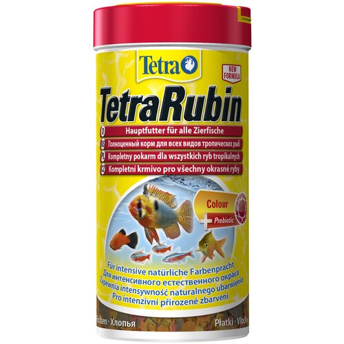 Сухой корм для рыб, рептилий, ракообразных Tetra TetraRubin Flakes, 250 мл, 52 г