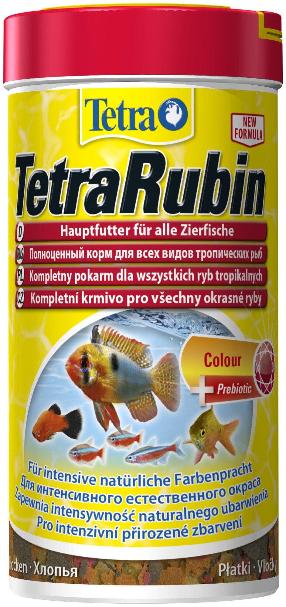 Корм для рыб TetraRubin 250мл хлопья для окраса