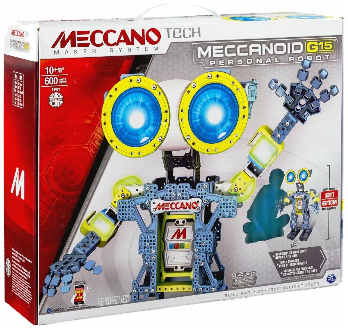 Электронный конструктор Meccano TECH 15401 Меканоид G15