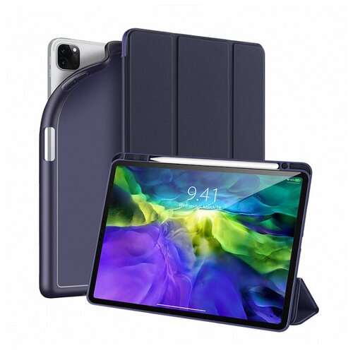 фото Чехол книжка для ipad pro 11 (2020) osom, blue dux ducis