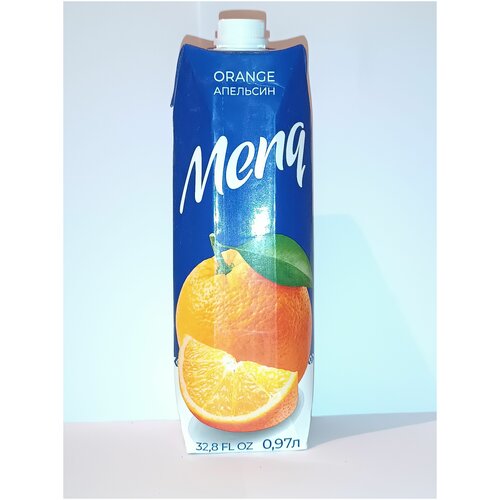 Натуральный сок Менк 1л (апельсин) упаковка 12шт