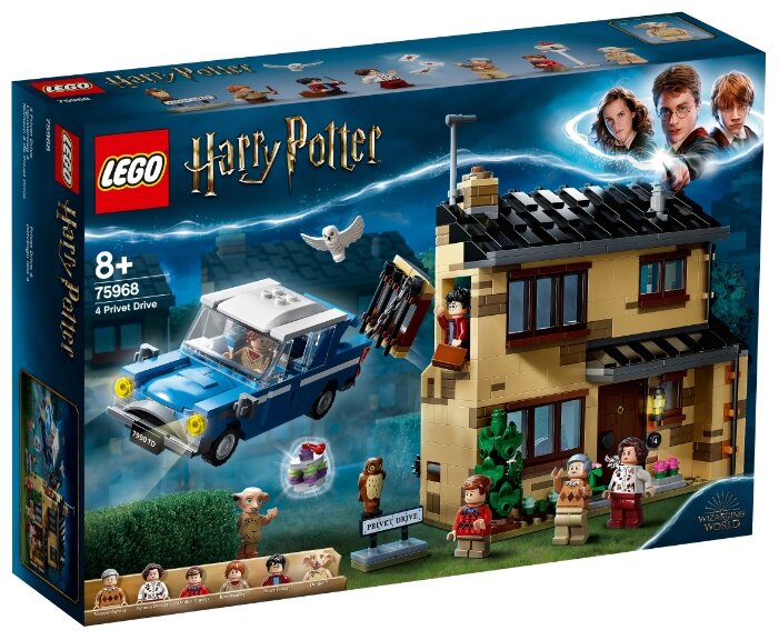Купить Конструктор LEGO Harry Potter 75968 Тисовая улица, дом 4 по низкой цене с доставкой из Яндекс.Маркета (бывший Беру) - LEGO Гарри Поттер ⚡