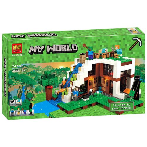 конструктор lari bela toy 4 world 11316 вуди на машине 75 дет Конструктор Lari (Bela) My World 10624 База на водопаде, 747 дет.