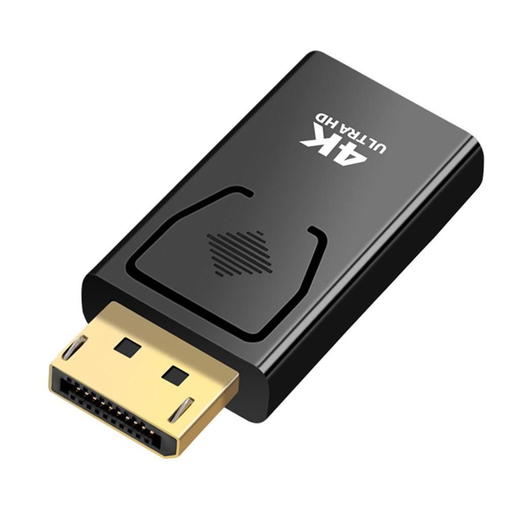 Переходник DisplayPort - HDMI, 4K, черный