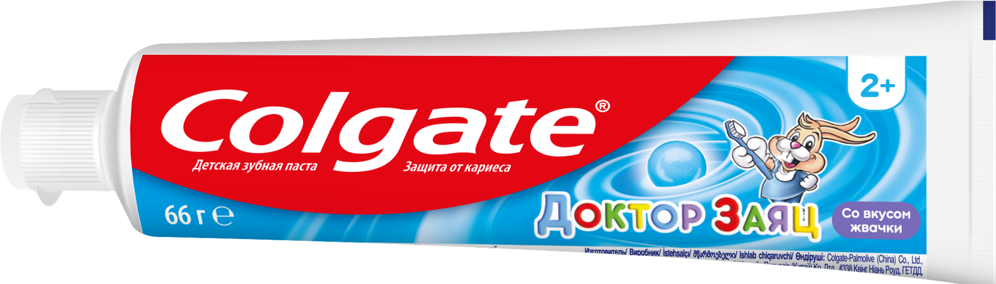 Зубная паста Colgate, Доктор Заяц со вкусом жевательной резинки, 66 г - фото №4