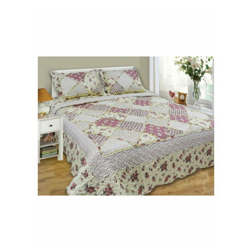 Покрывало с наволочкой в стиле Patchwork (пэчворк) 170*210 +50*70* 1 шт