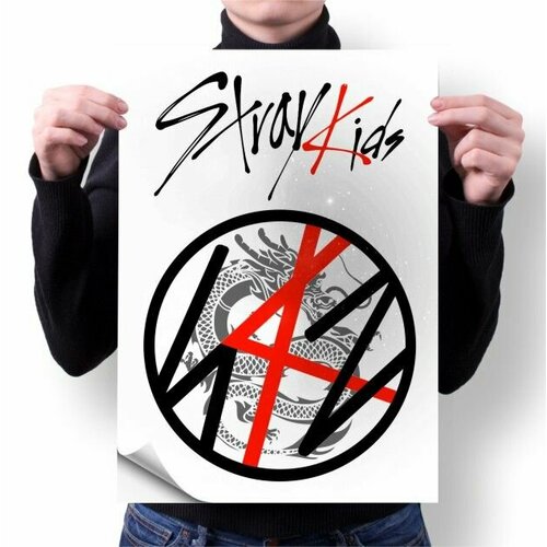 Плакат GOODbrelok А2 принт Страй Стрей Кидс, Stray Kids - 0007