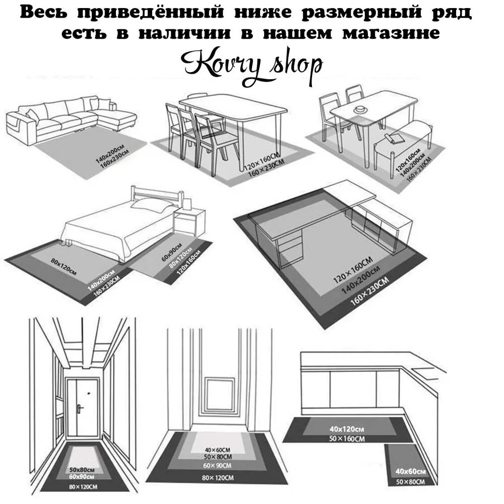 Коврики для кухни на пол (2 шт.) 40х60 + 40х120см. - фотография № 5