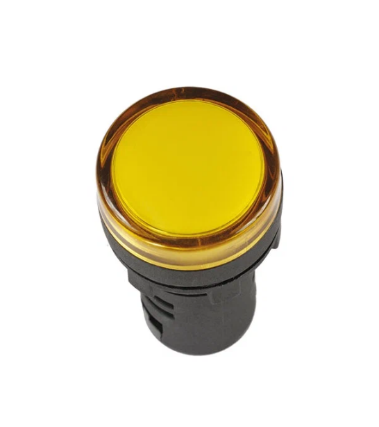 Лампа матрица D22мм КЭАЗ 238573 AD22DS(LED) 230В желтый