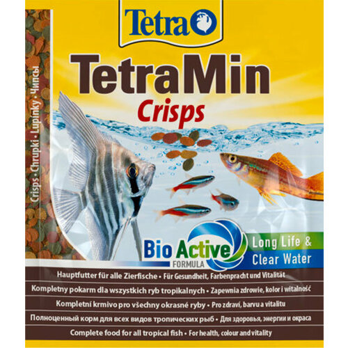 TETRAMIN CRISPS корм чипсы для всех видов рыб (12 гр х 10 шт)