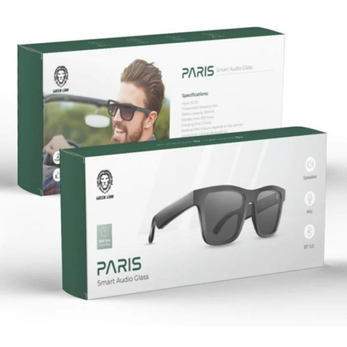 Умные аудиоочки Green Lion Paris Smart Audio Glass (GNPASUNGLSBK) Black