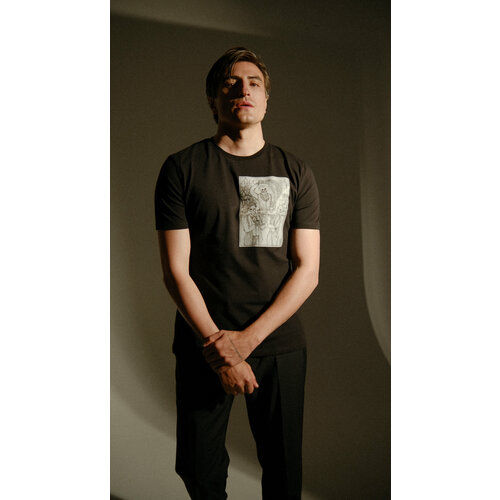 Футболка Адиантум el C/A Изделие #07, размер M, черный