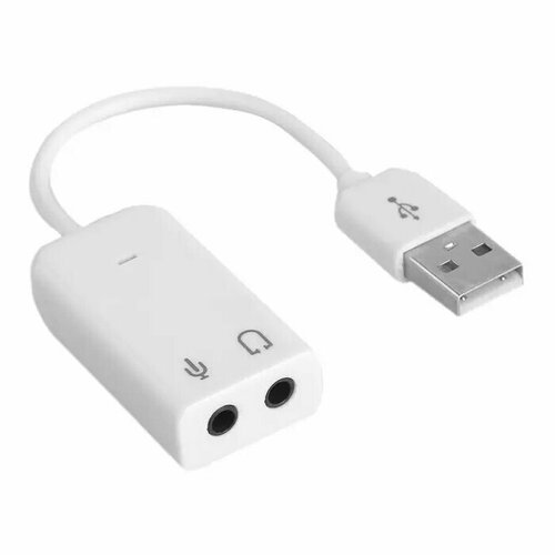 Внешняя звуковая карта USB - Jack 3.5mm 4 шт. 5шт лот без драйвера usb звуковая карта компьютер внешний модуль ноутбук cm108 чип