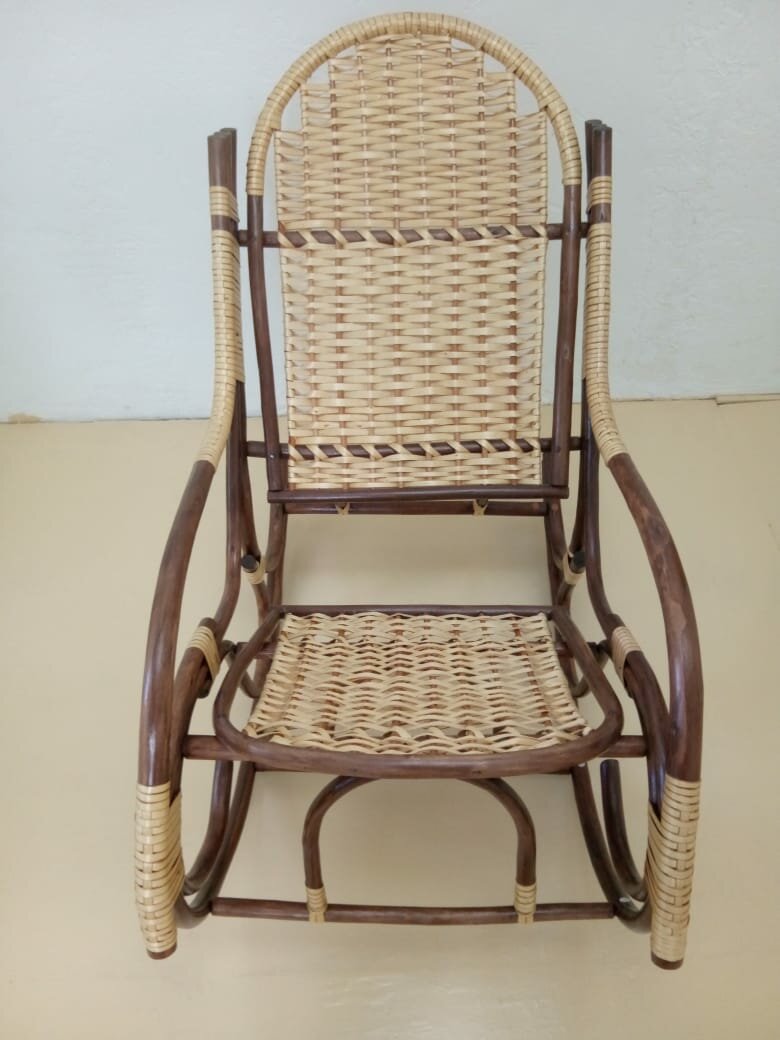 плетеное Кресло качалка - фотография № 3