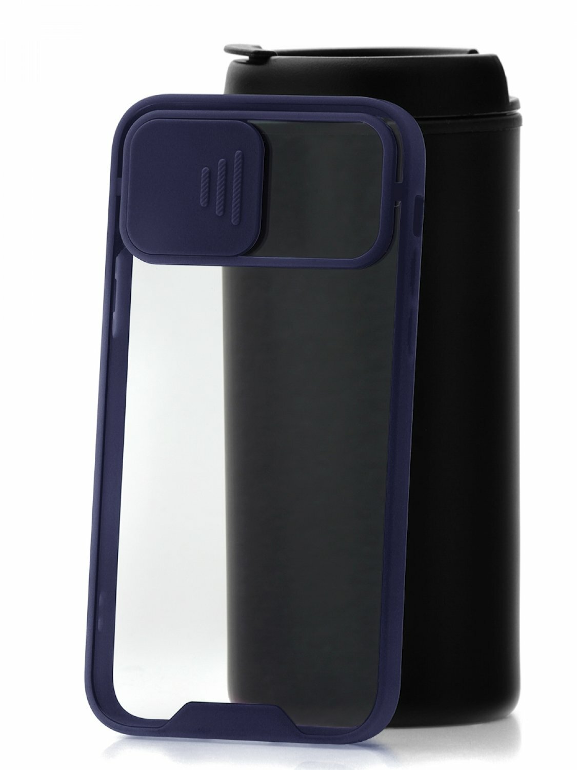 Чехол для iPhone 12 Pro Derbi Сloscam Dark Blue силиконовый бампер накладка с защитой камеры защита углов противоударный case
