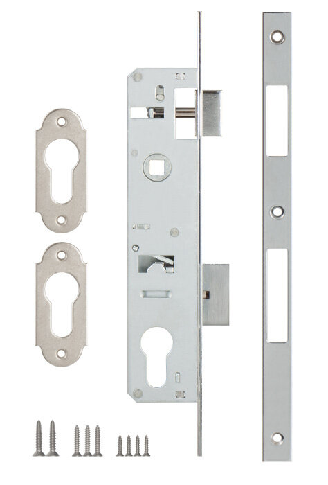 Замок врезной Kale 153P-85BS25-16CP-STB хром - фото №8