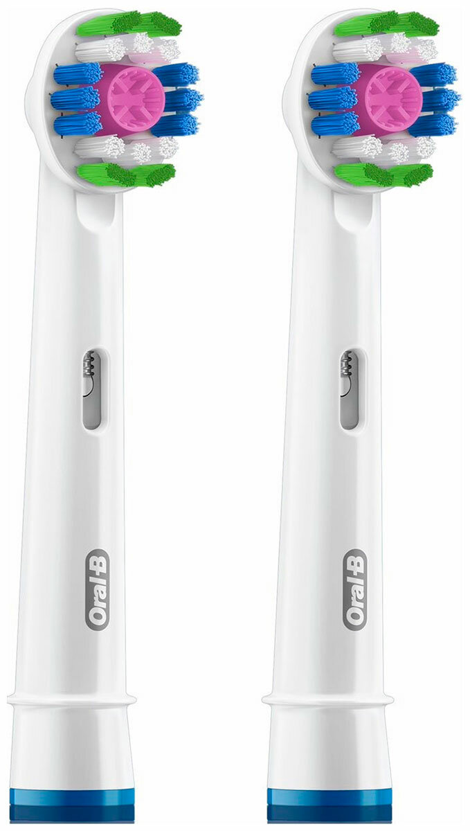 Насадки для зубной щетки Braun ORAL-B EB18рRB 3DWhite CleanMaximiser 2 шт, белый