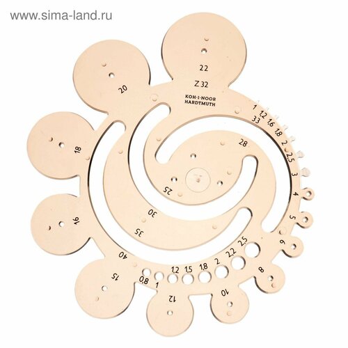 Трафарет K-I-N 7490 окружности с разными радиусами, дымчатый crtol 2 в 1 деревообрабатывающая прямая линия линейная дуга с карандашом инструмент для рисования