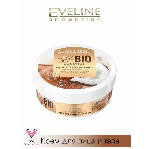 Кремы EVE_инт-питат-КРЕМ_ExtraSoftBioCOCONUT_дЛицаТела-БАНКА крем интенсивное восстановление extra soft bio coconut