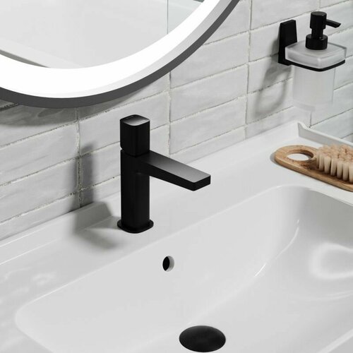 Смеситель для раковины WasserKRAFT 9103 Nuthe черный Soft-touch