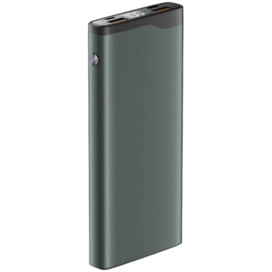 Внешний аккумулятор Olmio QL-10, 10000mAh, 22.5W, QC, РD, серый