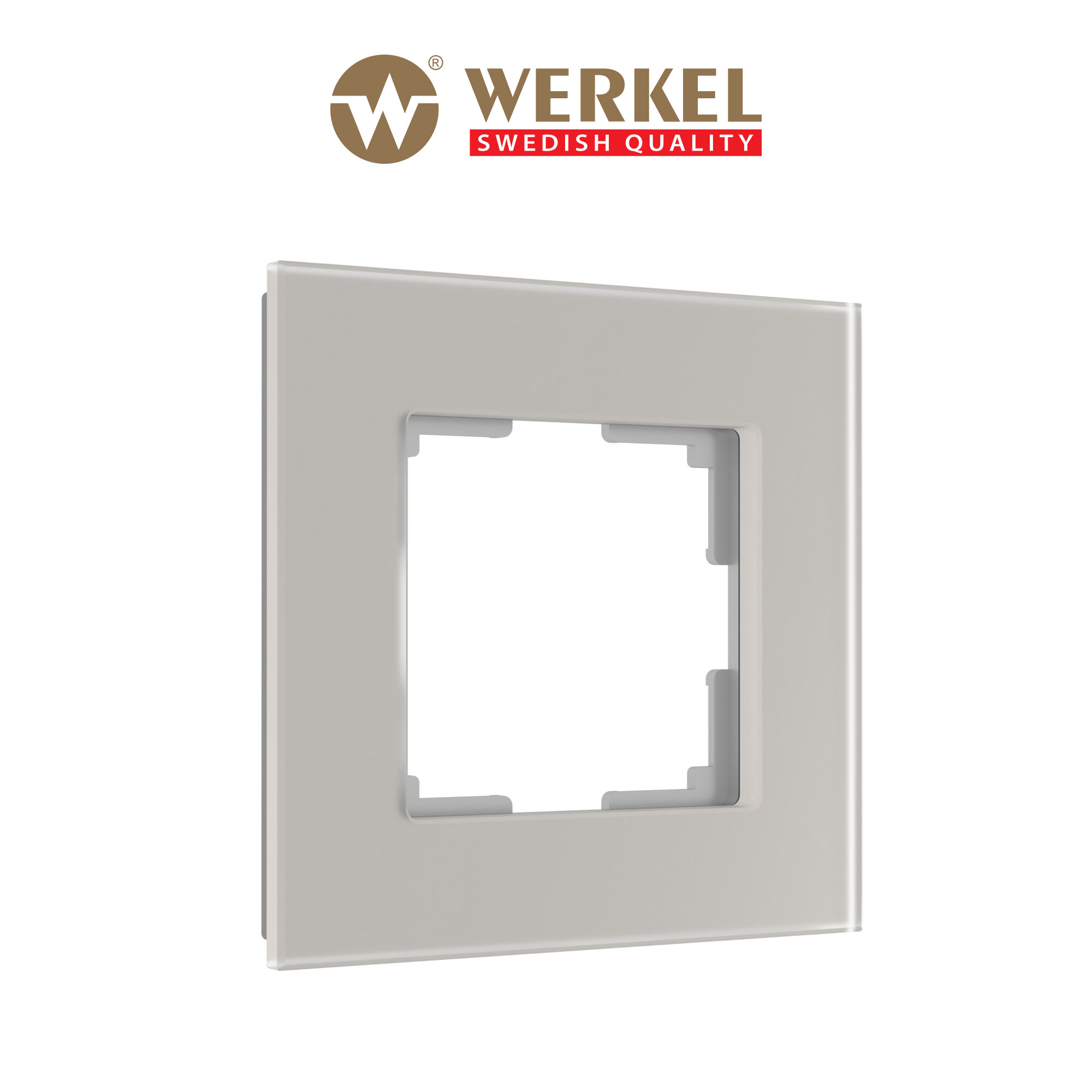Рамка на 1 пост Werkel Senso W0013117 дымчатый, стекло soft-touch